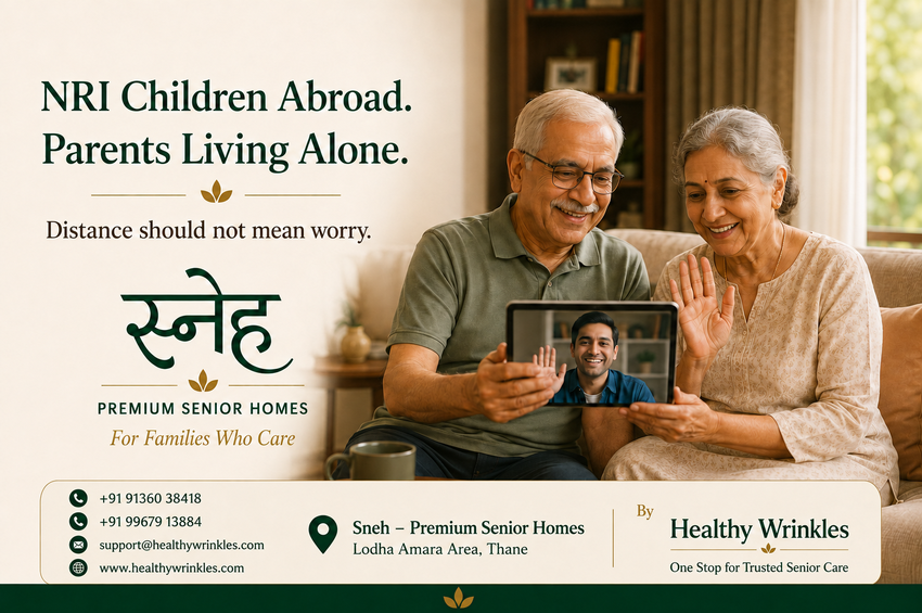 NRI Parents Living Alone Senior Care in Mumbai Thane